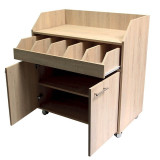 Desserte basse Camarero chianti oak MCH-43412 CHOA VALERO-mondialchr.com