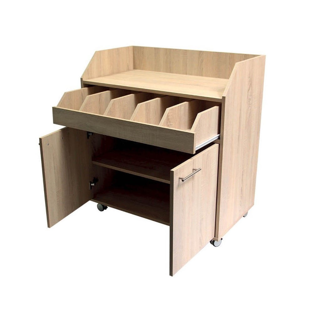 Desserte basse Camarero chianti oak MCH-43412 CHOA VALERO-mondialchr.com