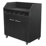 Desserte basse Camarero Noir MCH-43412 NOIR VALERO-mondialchr.com