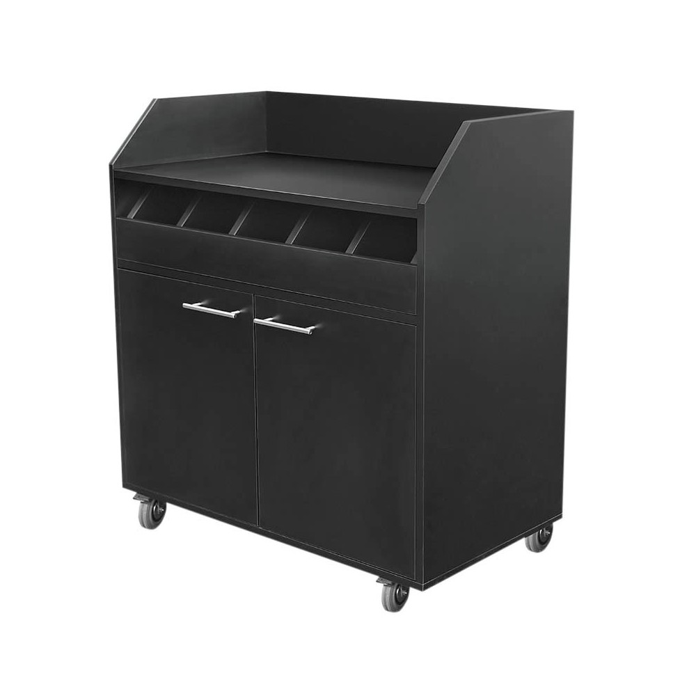 Desserte basse Camarero Noir MCH-43412 NOIR VALERO-mondialchr.com