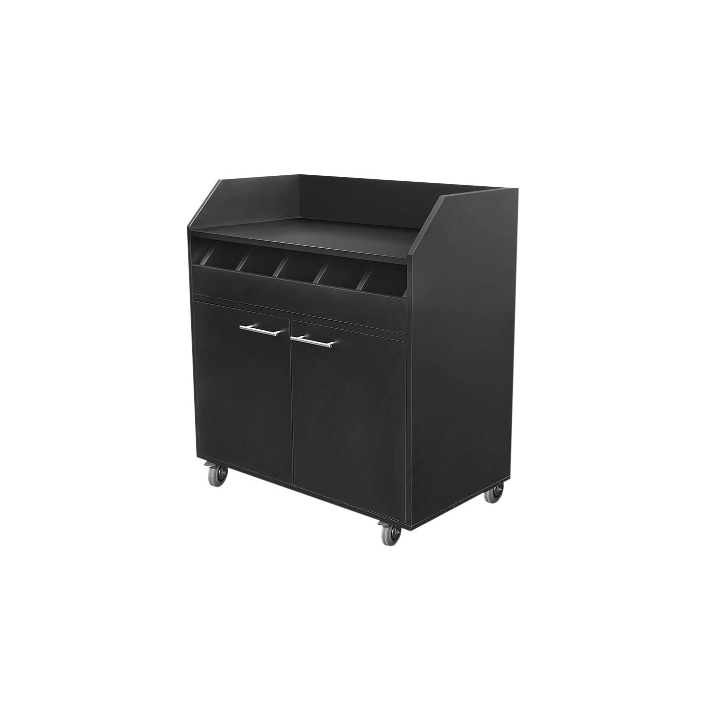 Desserte basse Camarero Noir MCH-43412 NOIR VALERO-mondialchr.com