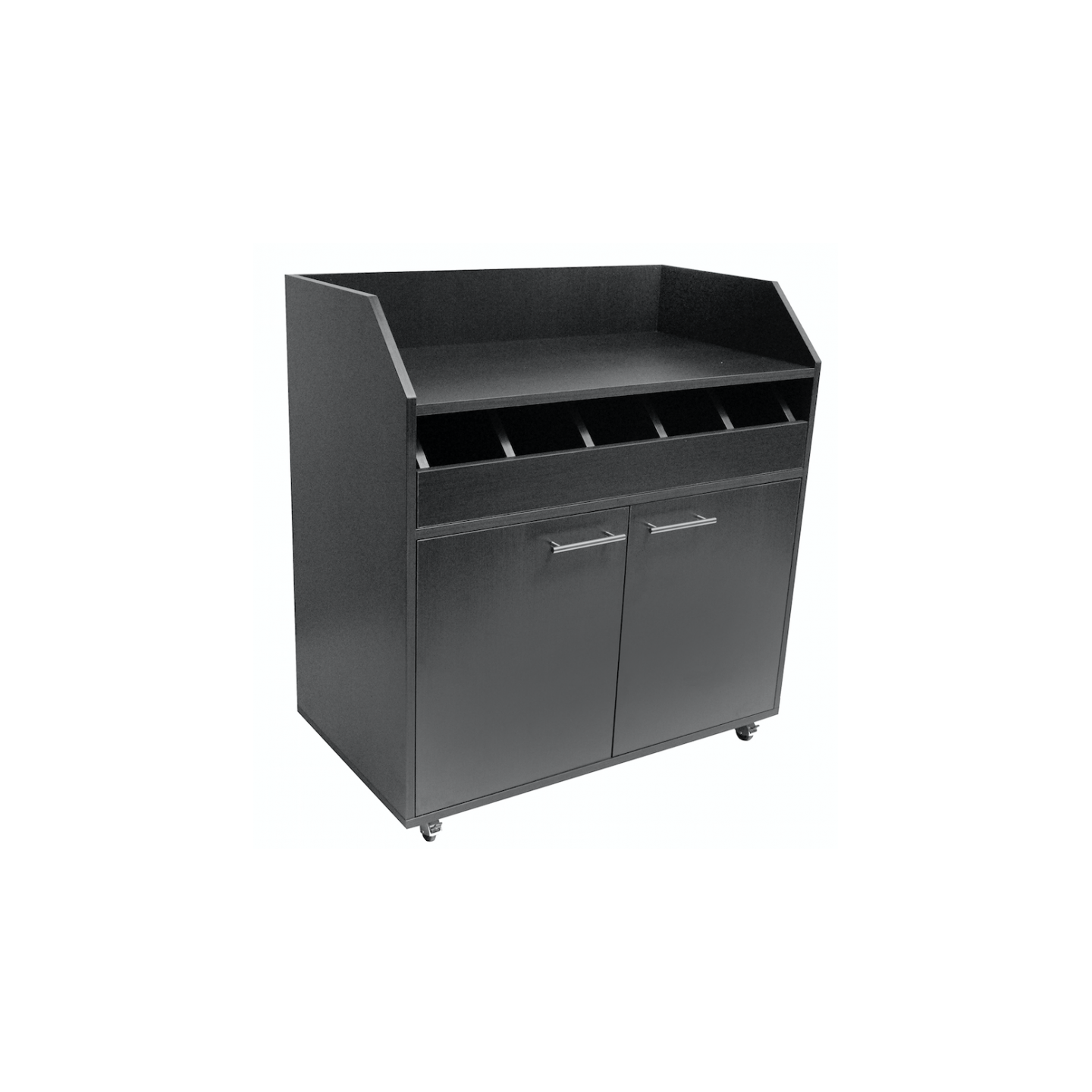 Desserte basse Camarero Noir MCH-43412 NOIR VALERO-mondialchr.com