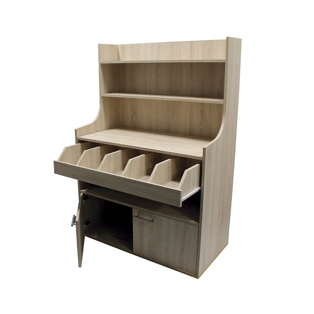 Desserte haute Cafétéria chianti oak MCH-43410 CHOA VALERO-mondialchr.com