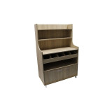 Desserte haute Cafétéria chianti oak MCH-43410 CHOA VALERO-mondialchr.com