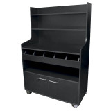 Desserte haute Cafétéria Noir MCH-43410 NOIR VALERO-mondialchr.com