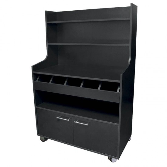 Desserte haute Cafétéria Noir MCH-43410 NOIR VALERO-mondialchr.com