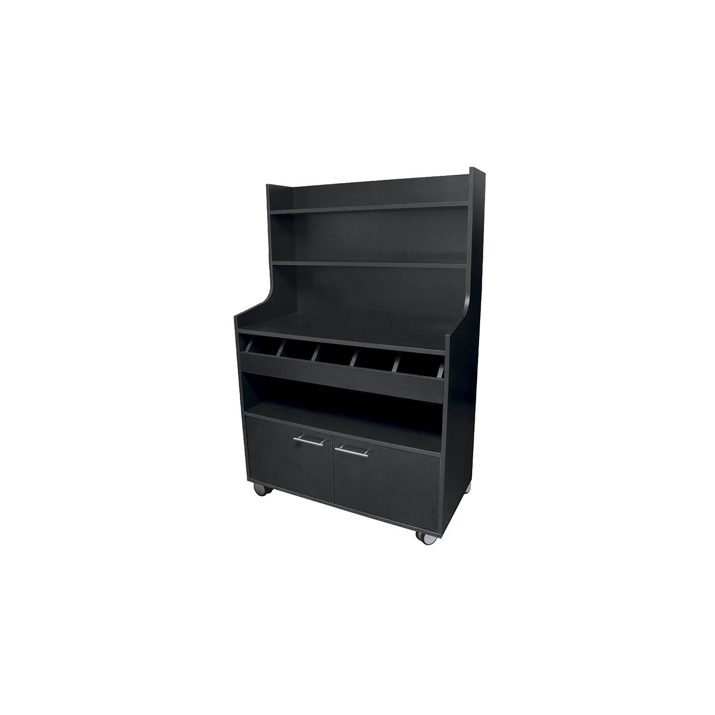 Desserte haute Cafétéria Noir MCH-43410 NOIR VALERO-mondialchr.com