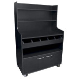 Desserte haute Cafétéria Noir MCH-43410 NOIR VALERO-mondialchr.com