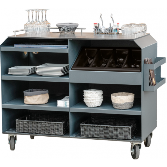 Desserte basse Hana Basse Gris Basalte VALERO-mondialchr.com