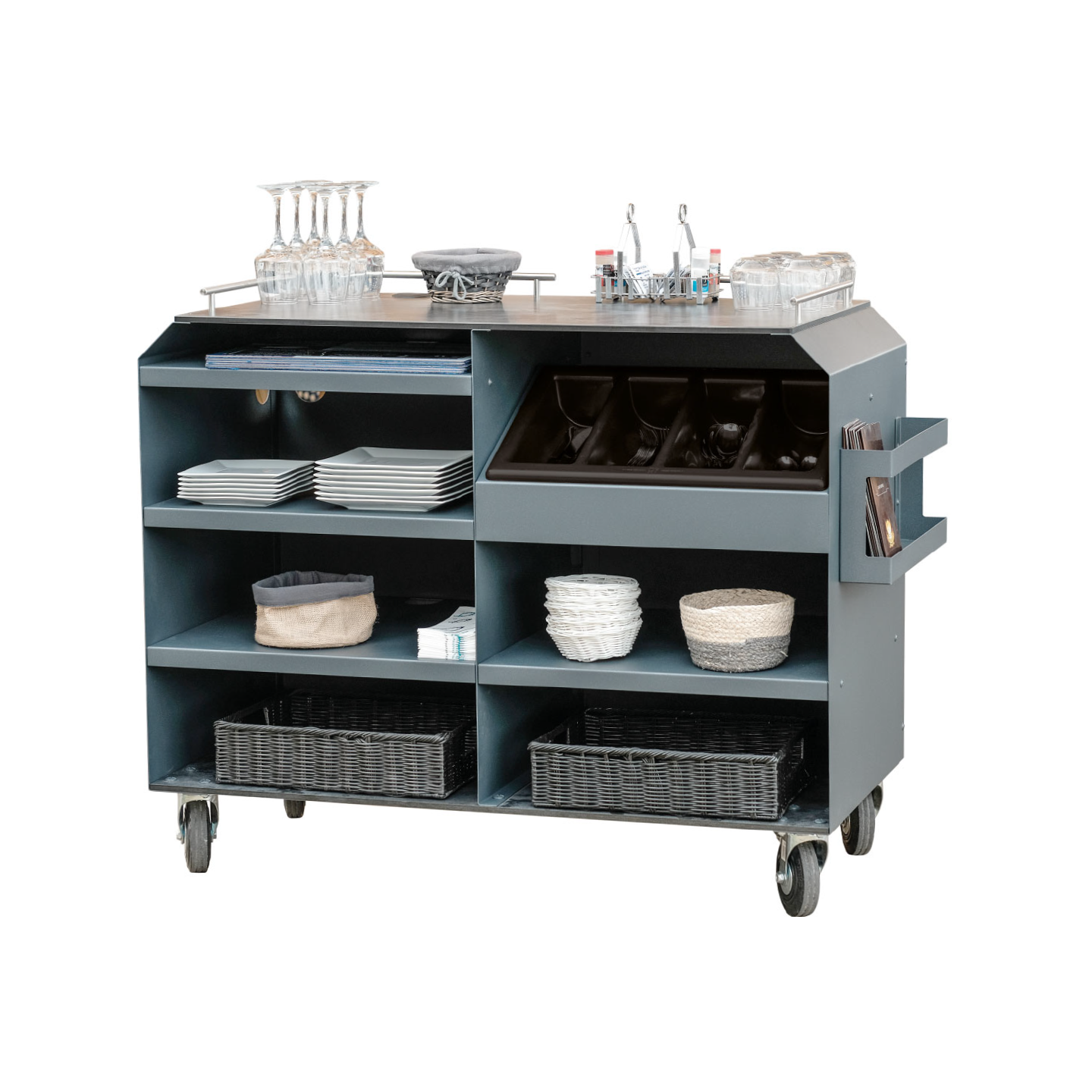 Desserte basse Hana Basse Gris Basalte VALERO-mondialchr.com