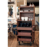 Desserte Hana Haute en compact et acier Rouille VALERO-mondialchr.com