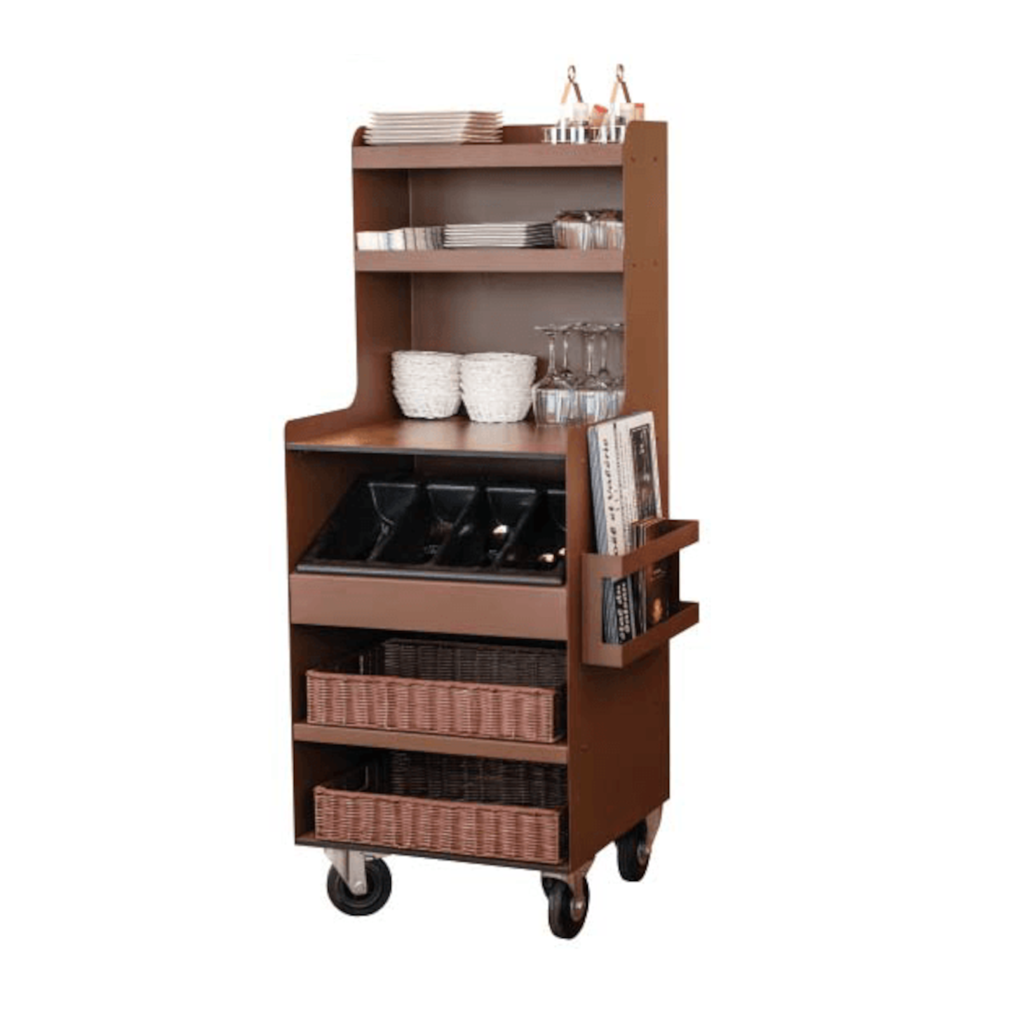 Desserte Hana Haute en compact et acier Rouille VALERO-mondialchr.com