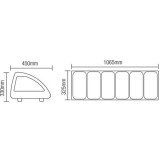 Kit réfrigéré à poser 83L Portes coulissantes 330mm AFI-mondialchr.com