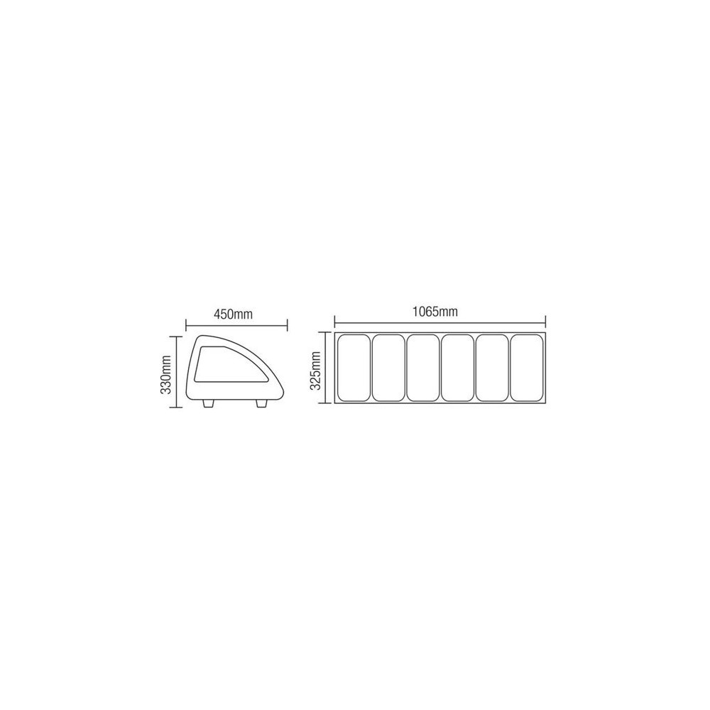 Kit réfrigéré à poser 83L Portes coulissantes 330mm AFI-mondialchr.com