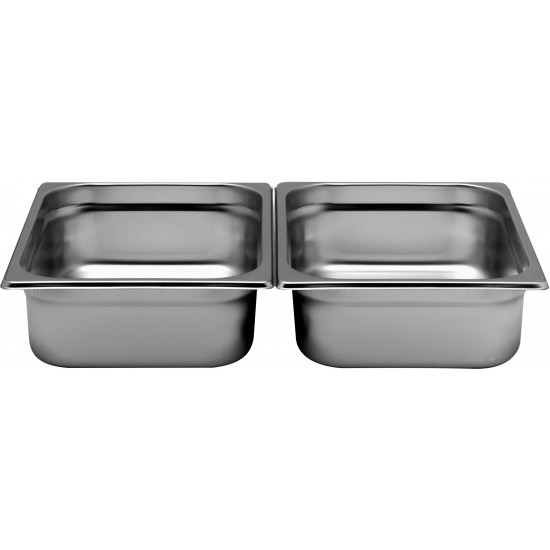 Bac gastronome inox aisi 304 GN1/2 Profondeur 40mm BA12040-mondialchr.com