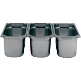 Bac gastronome inox aisi 304 GN1/3 P.40mm BA13040-mondialchr.com