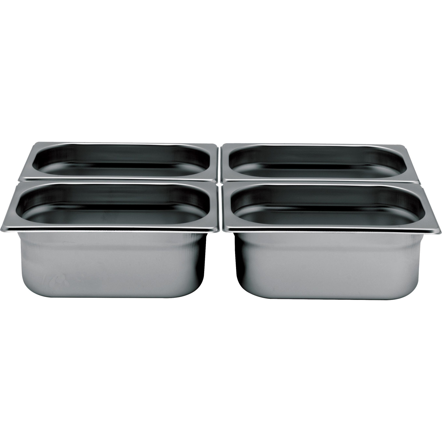 Bac gastronome inox aisi 304 GN1/4 P.55mm-BA14055-mondialchr.com