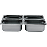 Bac gastronome inox aisi 304 GN1/4 P.20mm BA14020-mondialchr.com