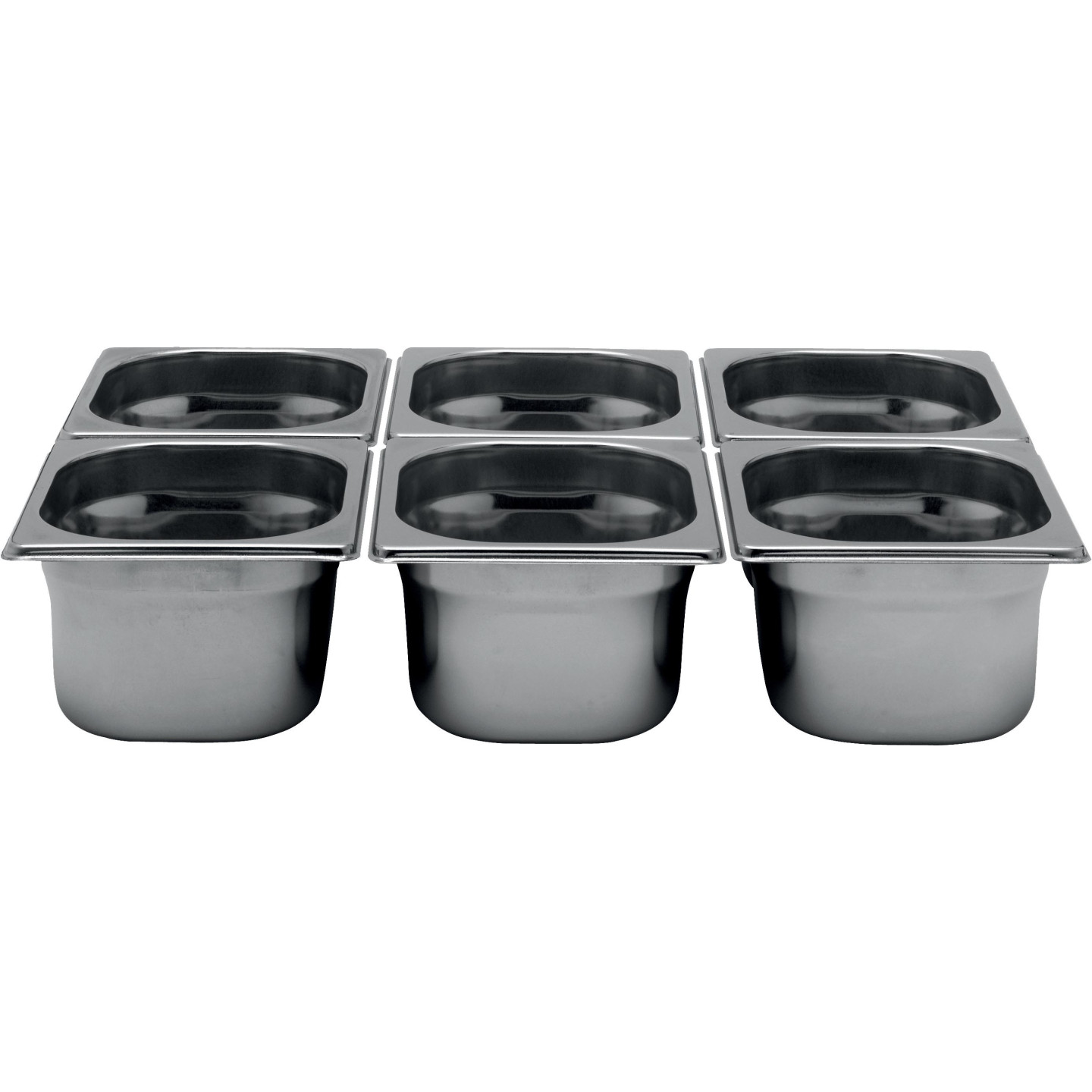 Bac gastronome inox aisi 304 GN1/6 P.65mm BA16065-mondialchr.com