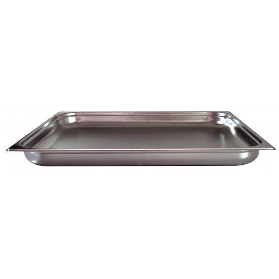 Bac gastronome inox aisi 304 GN2/1 P.200mm-BA21200-mondialchr.com