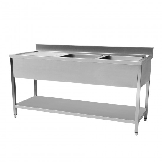 Plonge inox professionnelle pour cuisine professionnelle pas cher-mondialchr.com