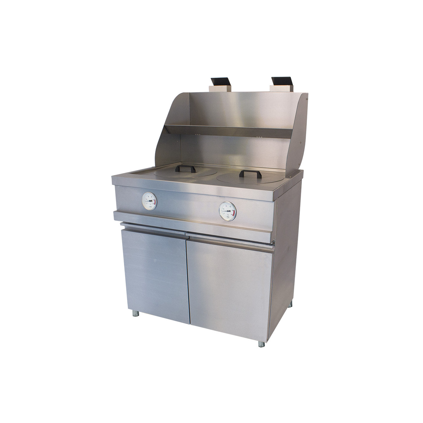 Friteuse à cuve ronde 2 bacs