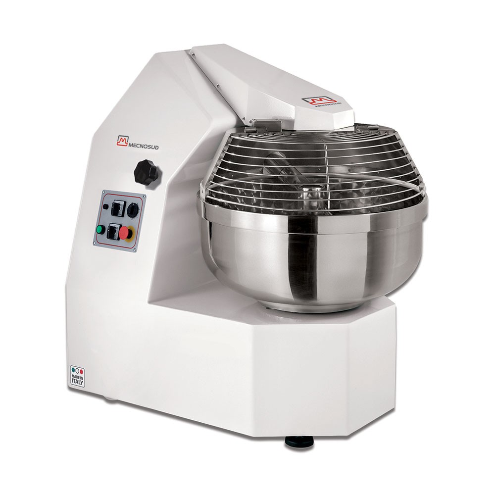 Pétrin à fourche professionnel pour pizzeria et boulangerie 60Kg 2V 400V Mecnosud-mondialchr.com