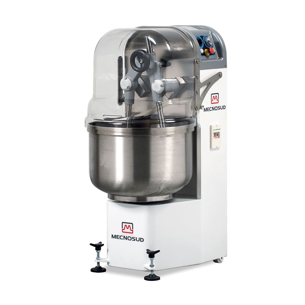 Pétrin à bras plongeants 40Kg de pâtes 400V vitesse variable Mecnosud-mondialchr.com