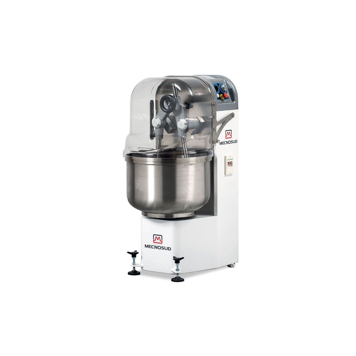 Pétrin à bras plongeants 40Kg de pâtes 400V vitesse variable Mecnosud-mondialchr.com