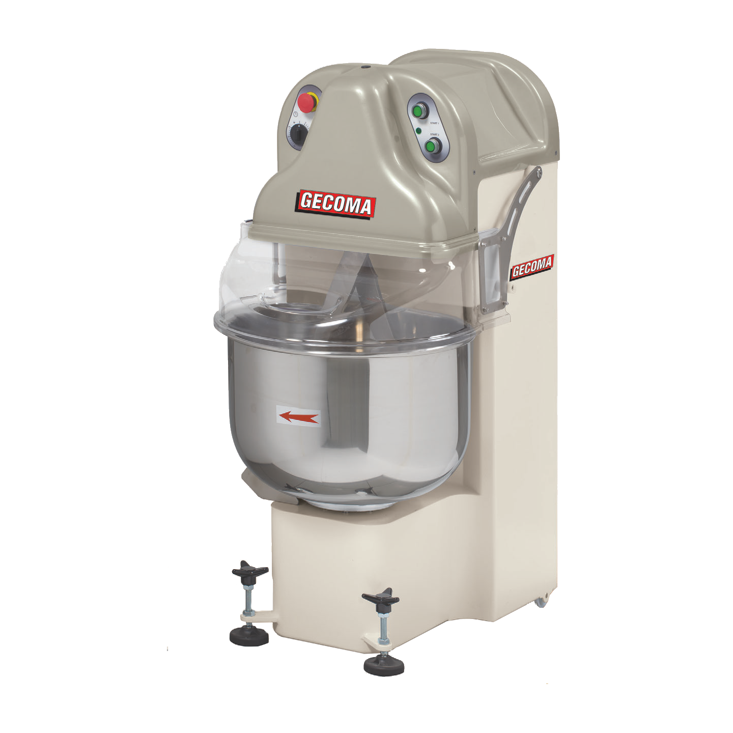 Pétrin à bras plongeants tête fixe 45Kg 230V Mecnosud-mondialchr.com