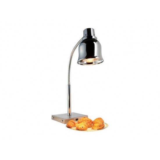 Lampe chauffante sur pied Chromée Sofraca-mondialchr.com