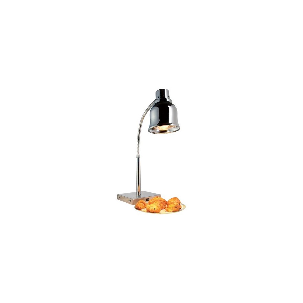 Lampe chauffante sur pied Chromée Sofraca-mondialchr.com
