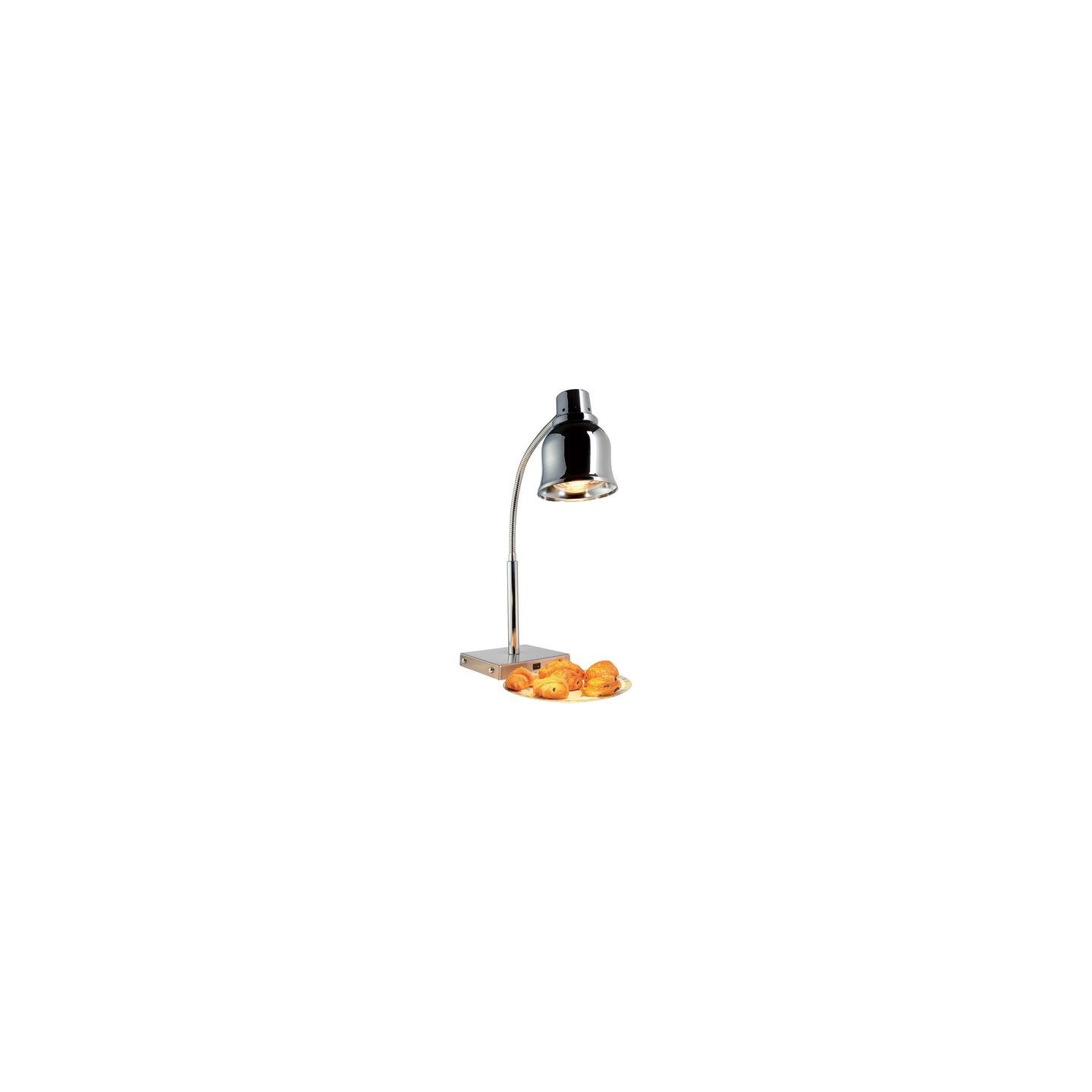 Lampe chauffante sur pied Chromée Sofraca-mondialchr.com
