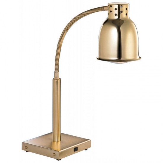 Lampe chauffante sur pied Cuivrée jaune Sofraca-mondialchr.com