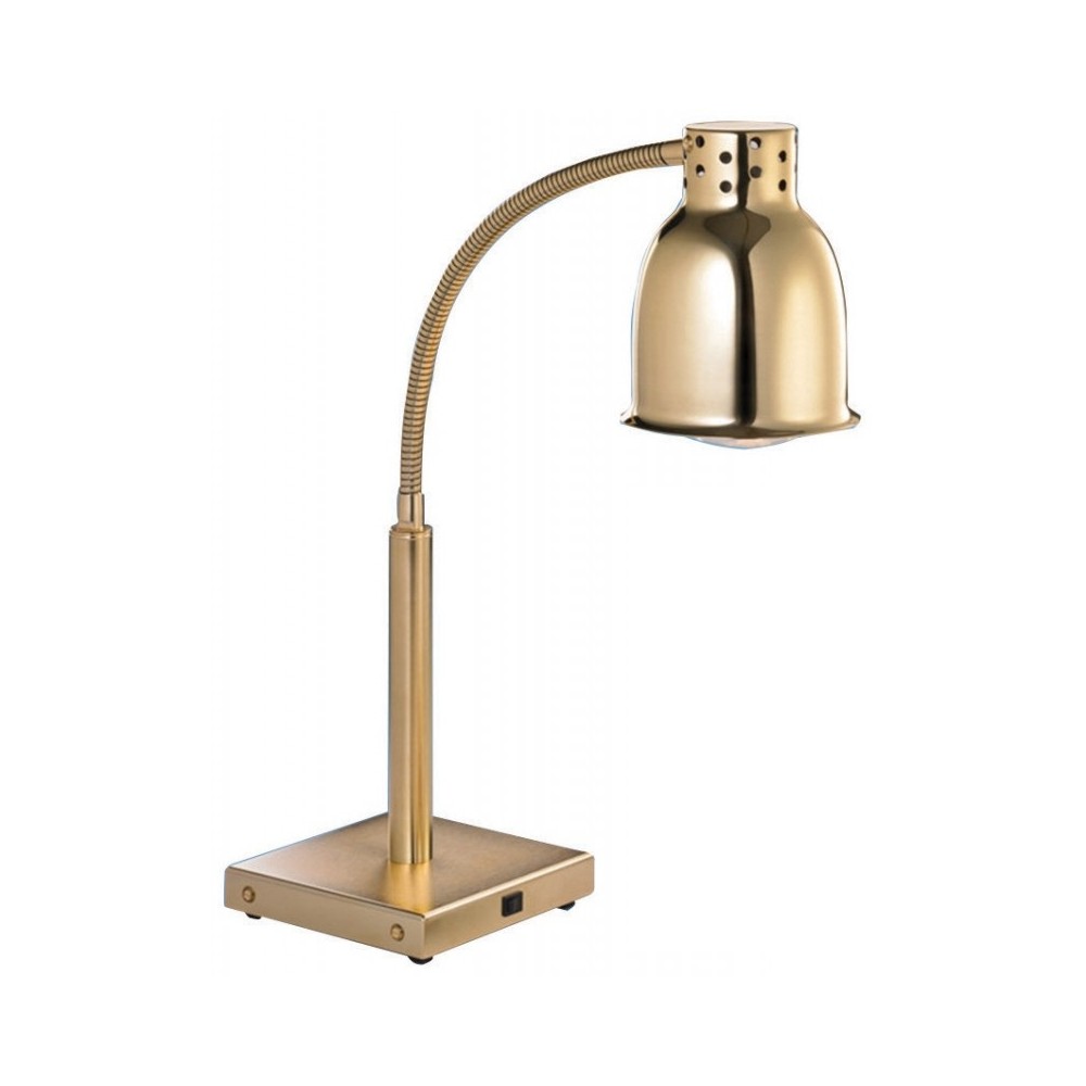 Lampe chauffante sur pied Cuivrée jaune Sofraca-mondialchr.com