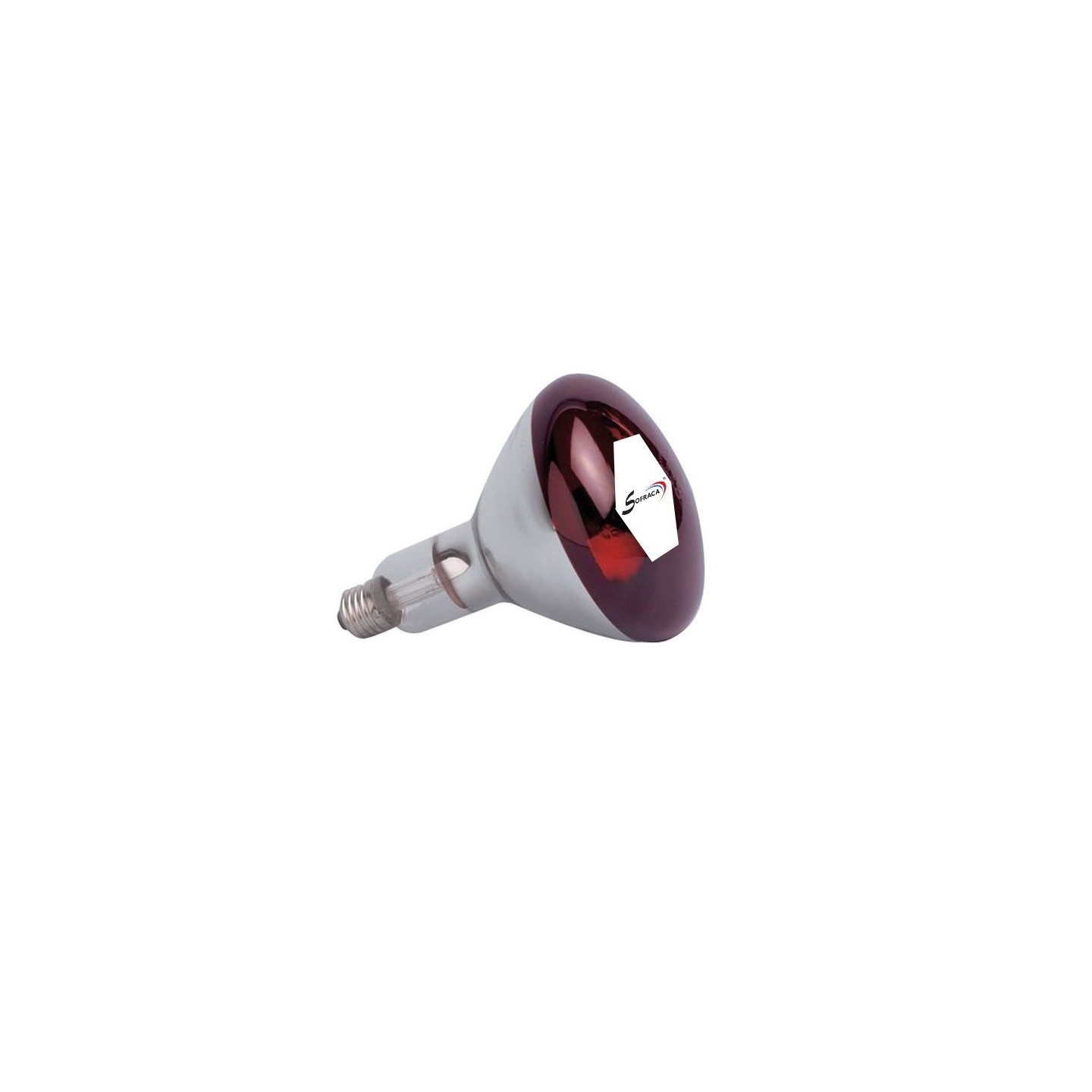 Ampoule rouge 250W pour lampes chauffantes Sofraca-mondialchr.com