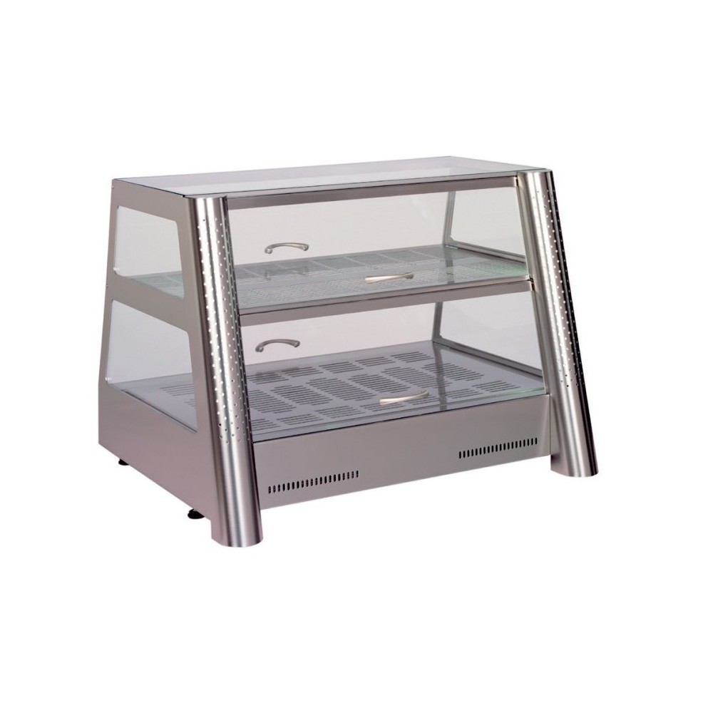 Vitrine chauffante 2 niveaux Sofraca-mondialchr.com