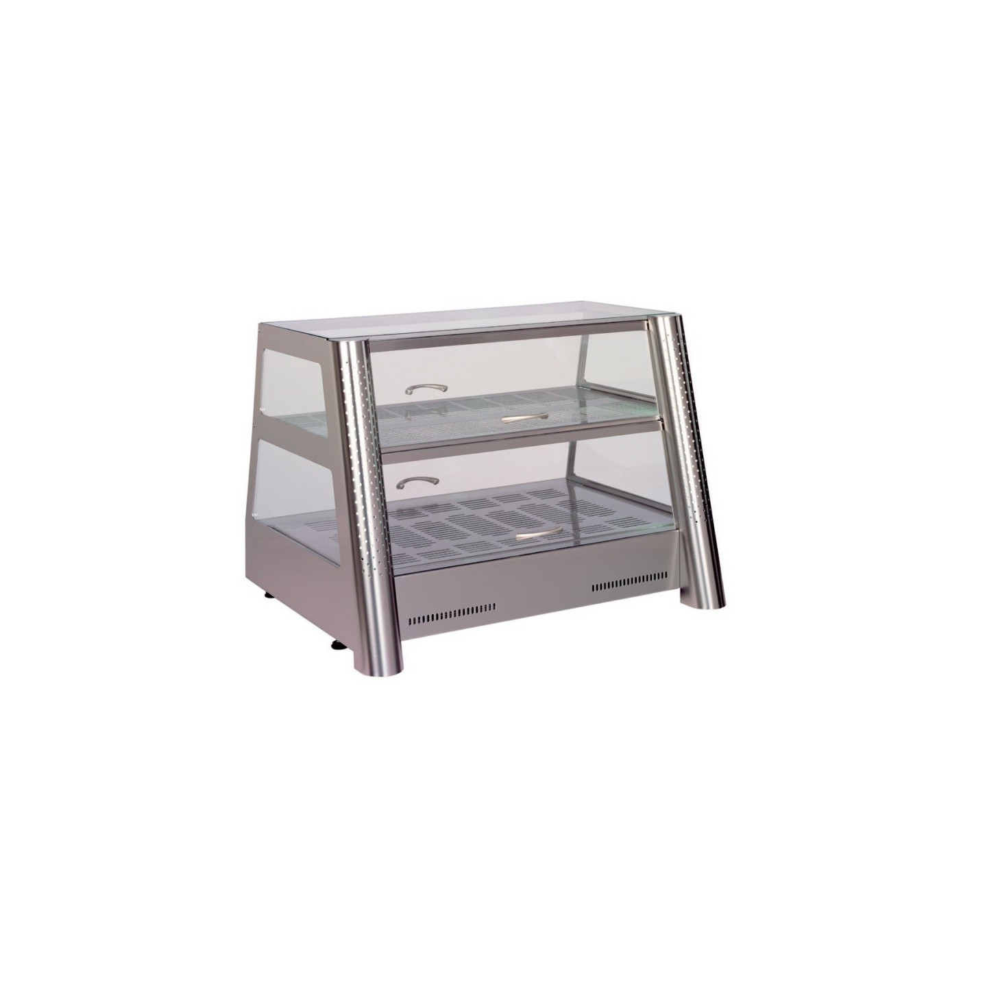 Vitrine chauffante 2 niveaux Sofraca-mondialchr.com