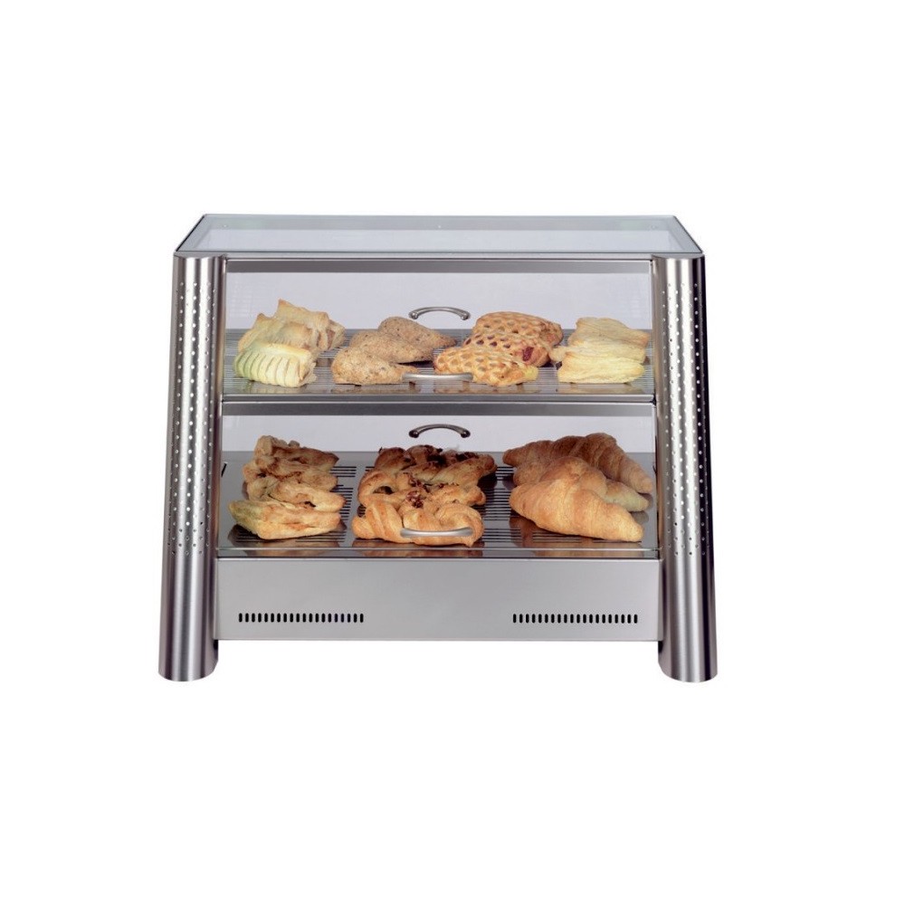 Vitrine chauffante 2 niveaux Sofraca-mondialchr.com
