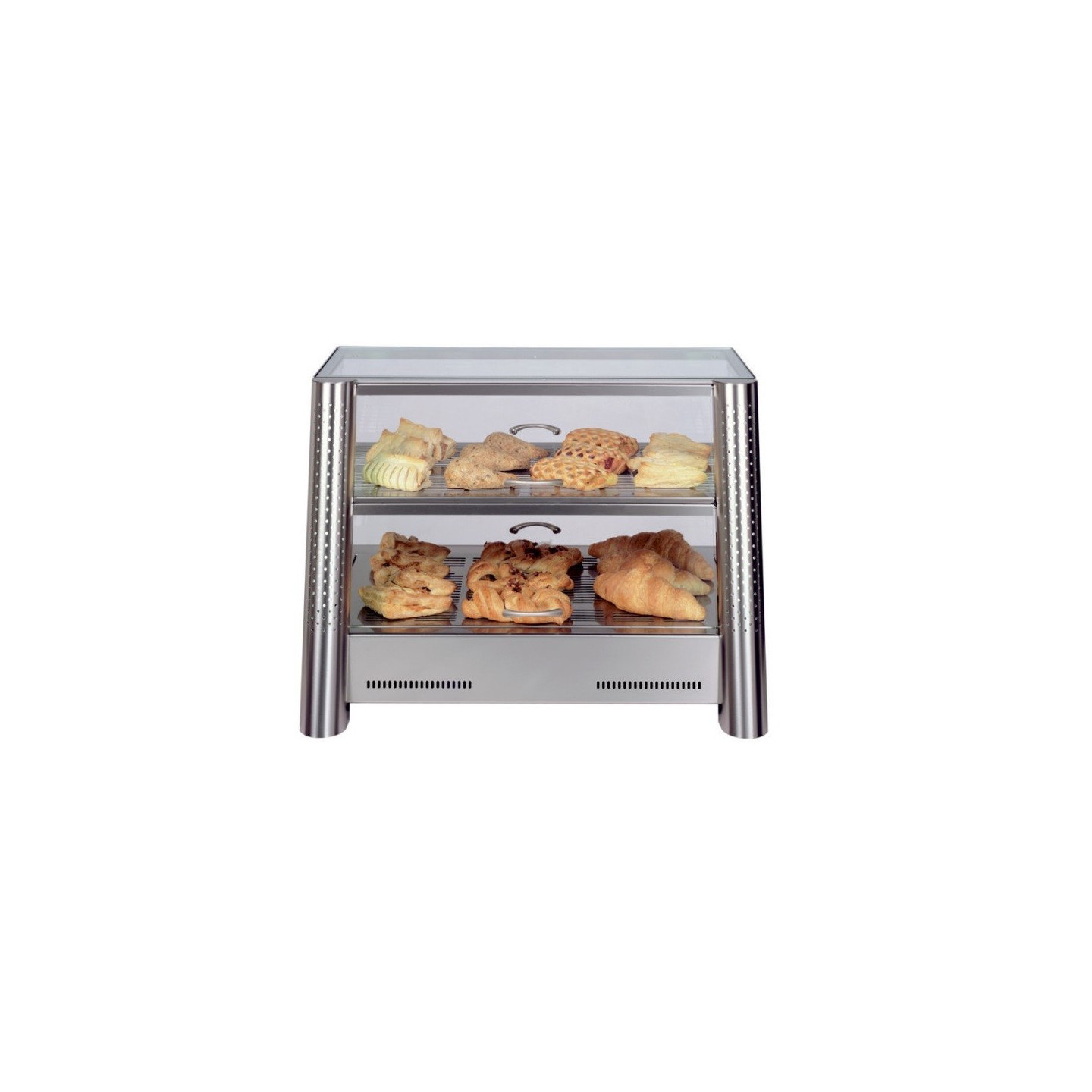 Vitrine chauffante 2 niveaux Sofraca-mondialchr.com