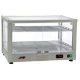 Vitrine chauffante ventilée Inox 3 niveaux Sofraca-mondialchr.com