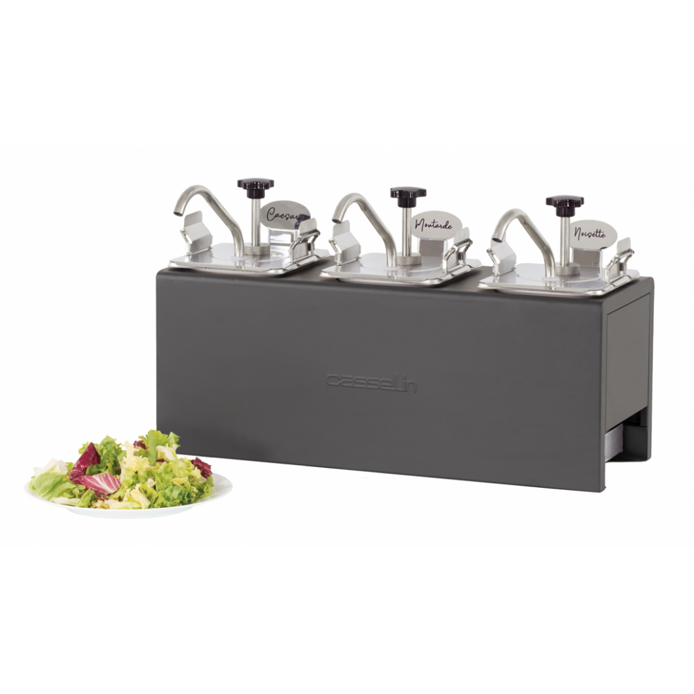 Pompe à sauce froide triple Casselin-mondialchr.com