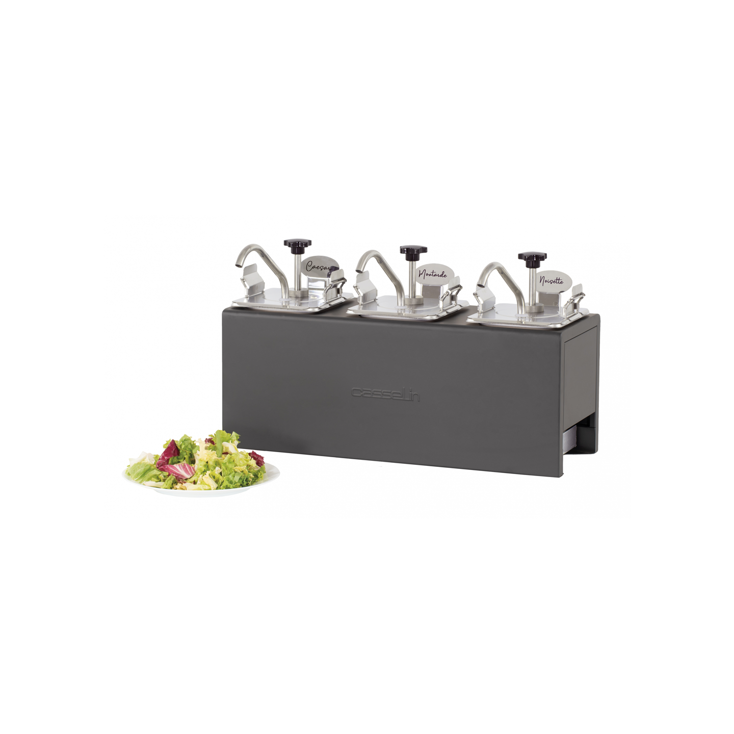 Pompe à sauce froide triple Casselin-mondialchr.com
