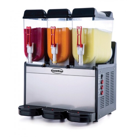 Machine à granité professionnelle 3 bac de 12 Litres combisteel 7065.0010-mondialchr.com
