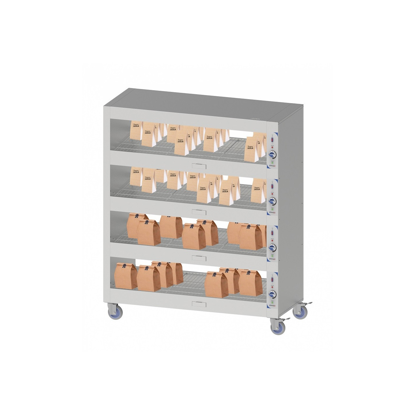 Etagère chauffante mobile 100 Casselin-mondialchr.com