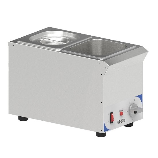 Bain marie à sauce 2 x GN 1/6 compact Casselin-mondialchr.com
