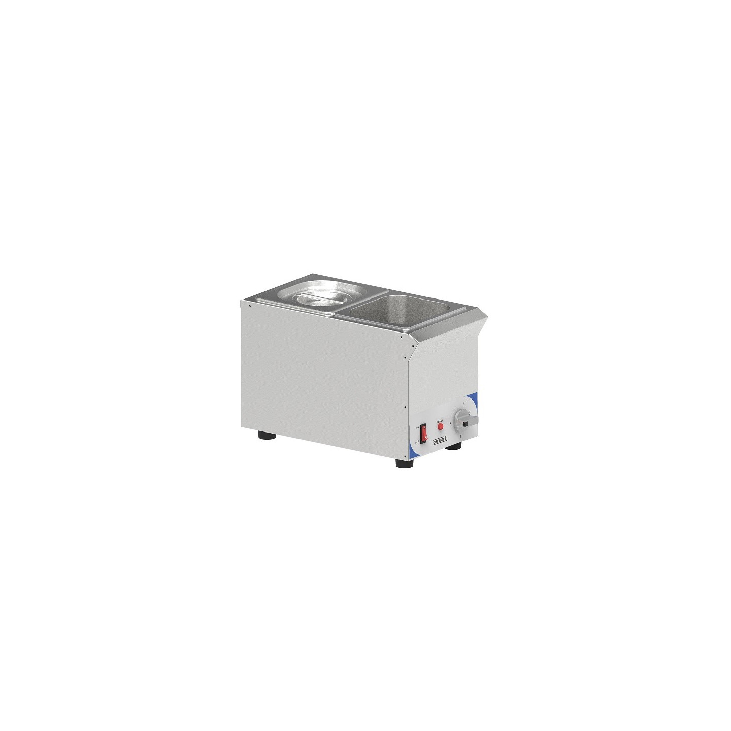 Bain marie à sauce 2 x GN 1/6 compact Casselin-mondialchr.com