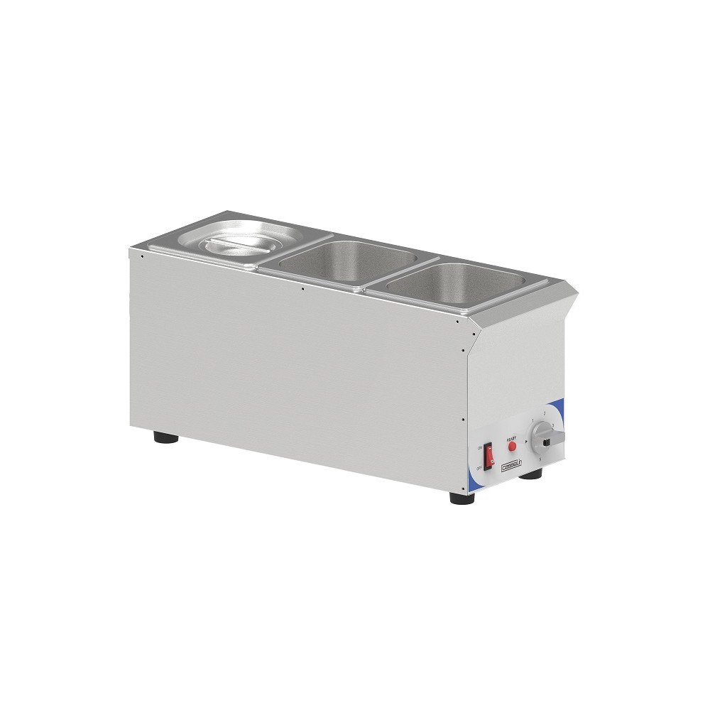 Bain marie à sauce 3 x GN 1/6 compact Casselin-mondialchr.com