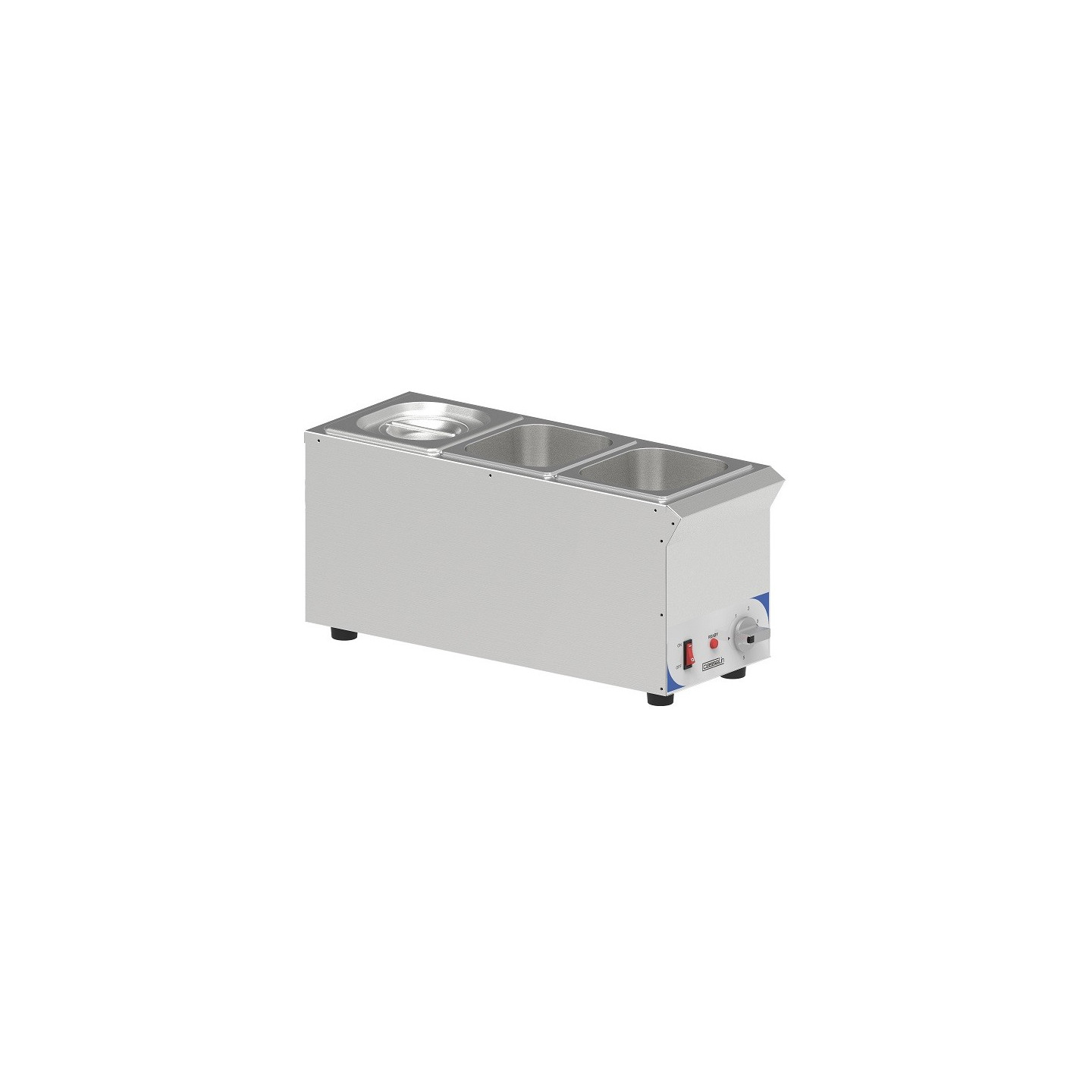 Bain marie à sauce 3 x GN 1/6 compact Casselin-mondialchr.com