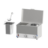 Bain marie à sauce 2xGN 1/6 P200 compact Casselin-mondialchr.com